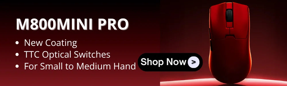 Delux M900 PRO Wireless Gaming Mouse – Ergonomic Design, 8K Polling Rate, PAW3395 Sensor, 63g Lightweight, Magnetic RGB Charging Dock, for Right Large Hands