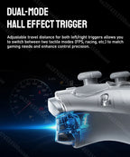 Lenovo X01 1.44inch Smart Screen Wireless Controller 3 Modes for Switch PS4 IOS Android PC TV Programmable Back-Button Gamepad