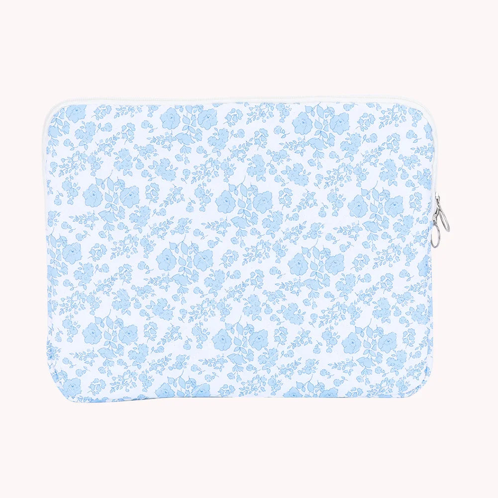 11-15 Inch Quilted Laptop Sleeve - Coquette Floral Laptop Carrying Case for Office