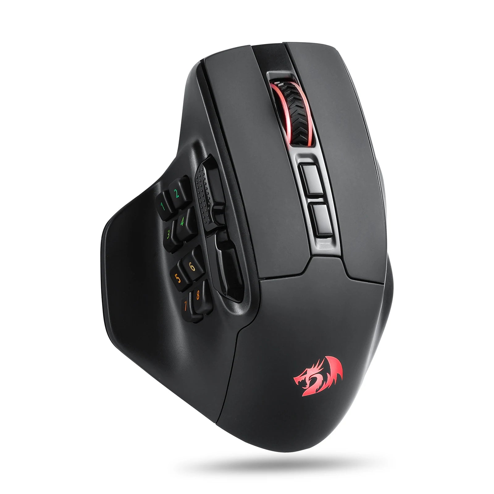 Redragon M811 PRO Wireless MMO Gaming Mouse – RGB Gamer Mouse with 15 Programmable Buttons & 10 Side Macro Keys