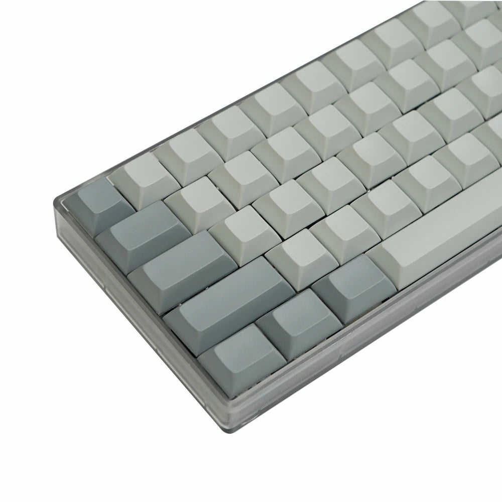 NPKC DSA Blank Keycaps – ANSI Layout, PBT, Retro Custom Keycap Set for Cherry MX Switch Mechanical Keyboard GH60 / XD / GK64
