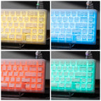 XVX Spider Web Keycaps – OEM Profile, Shine-Through IMD-Tech Keycap Set, 118 Keys, Black Backlight (Keycaps Only)