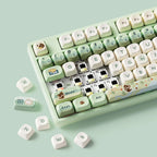 Akko 5108B Plus Mechanical Keyboard – Comic Theme, 100% Layout, Bluetooth / 2.4GHz / Type-C, Hot-Swappable, RGB Wireless