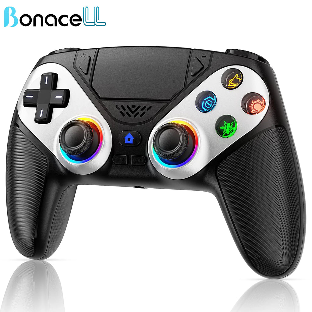 Controller for PS5/Playstion 5 Pro/Slim/PC Wireless Gamepad Hall Effect Trigger RGB Turbo Vibration Programmable Button Joystick