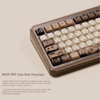 Akko MU02 Mountain Seclusion Mechanical Keyboard – 75%, Wooden Case, RGB, Hot-Swappable, BT 5.0 / 2.4G Wireless / Type-C Wired