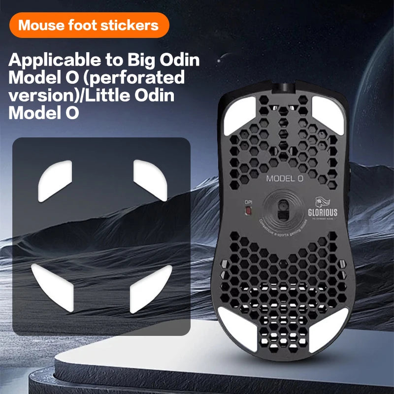 Replacement Mouse Foot Sticker Anti-Slip Mouse Skates Pad For Glorious Model O/Model D Gaming Mouse For Computer Gamer 1 Set