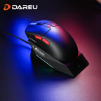 DAREU Wireless Gaming Mouse – 8KHz Polling Rate, AIM-750 (PAW3950) Sensor, 30,000 DPI, Tri-Mode Connection, 60g Lightweight, with Charging Base