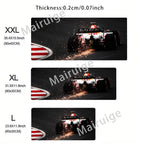 Hot-selling F1 Racing Red Mouse Pad Large Computer Office Game Table Mats XXL Rubber HD Gaming Keyboard Mousepads Long Desk Mat