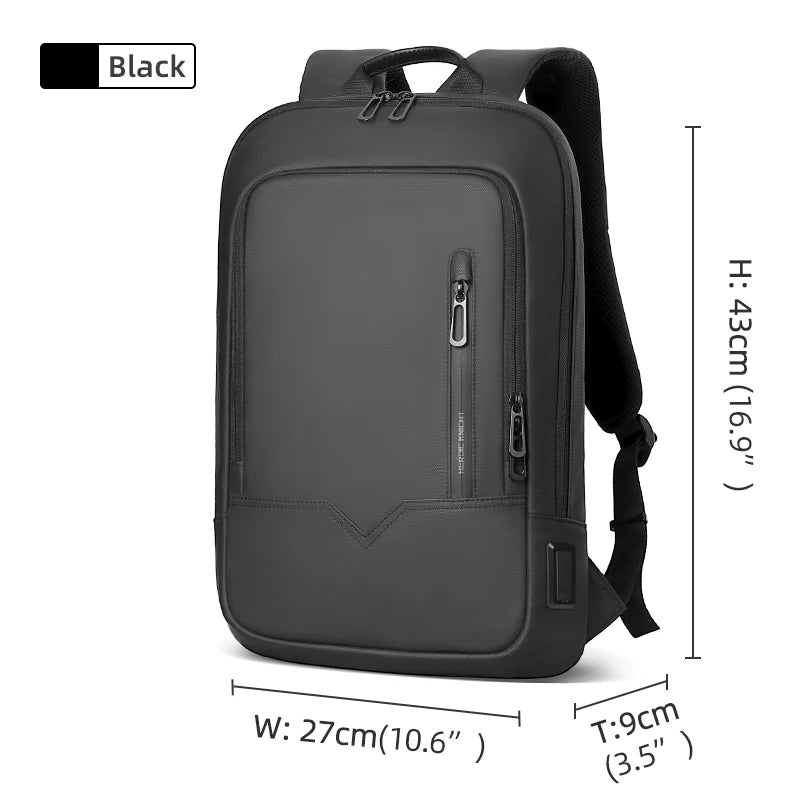 Heroic Knight Business Backpack - 14" Laptop, Waterproof, USB Charging, Multifunctional Travel Backpack