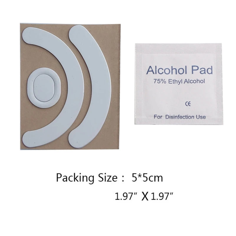 1 Pack Gaming Mouse Feet Mouse Skates Gildes for G403 G603 G703 Mouse Mice Pads White Pack Curved Edge