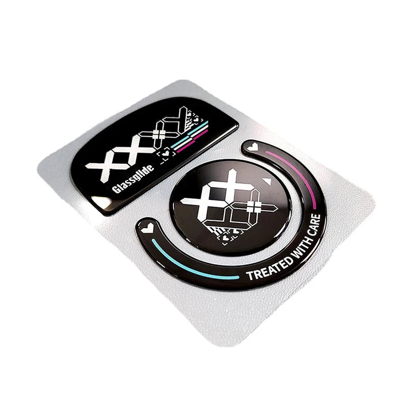 Mouse Glide Skates For Logitech GPXS GPW2 GPX G-pro G Pro X Superlight Wireless Gaming Glass Mouse Anti Slip Feet Stickers