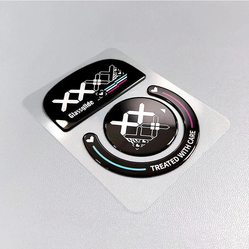 Mouse Glide Skates For Logitech GPXS GPW2 GPX G-pro G Pro X Superlight Wireless Gaming Glass Mouse Anti Slip Feet Stickers