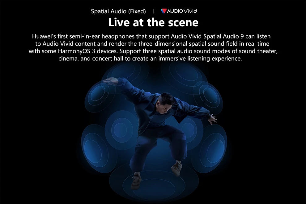 Huawei FreeBuds 5 TWS Wireless Bluetooth 5.2 Earphones | Hi-Fi LDAC Headset with Active Noise Reduction & IP54 Rating