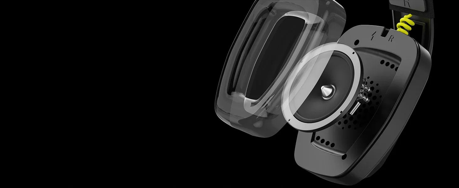 BINNUNE BW06 Wireless Gaming Headset – 2.4GHz & Bluetooth, Mic, for PS5/PS4/PC/Mac