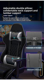 Gaming Chair - Adjustable 90-125°, Lift Mechanism, Footrest, Ergonomic Backrest for Home Office