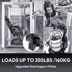 Dowinx Gaming Chair with Pocket Spring Cushion, Ergonomic Computer Chair High Back, Reclining Game Chair Pu Leather 350LBS