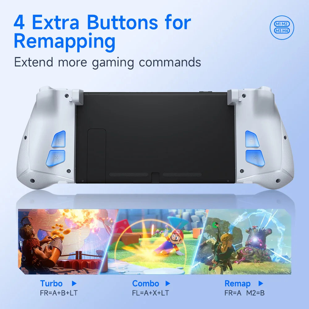 EasySMX S15 L/R Joypad Wireless RGB Controller Compatible with Nintendo Switch/OLED, Gyroscop, Amiibo, Hall Effect, For Pokemon
