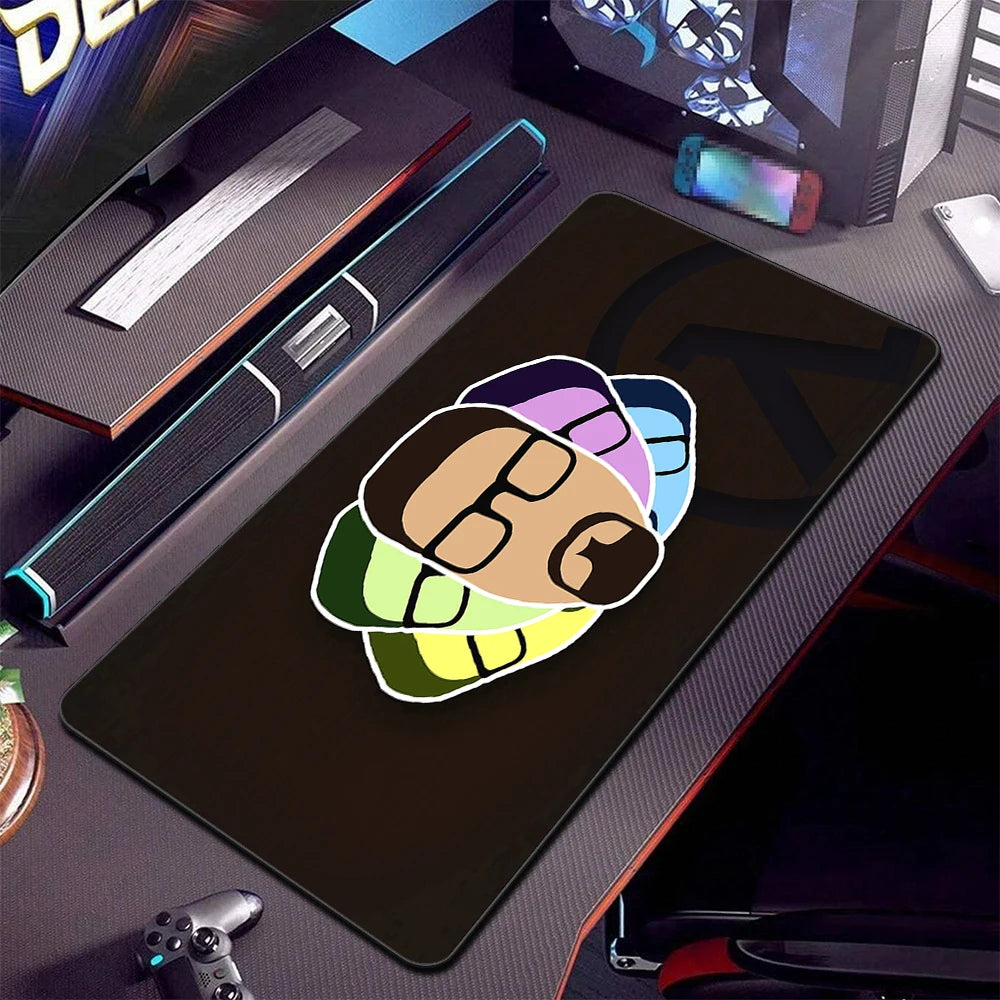 Half Life Large Mouse Pad Gamer Gaming Mousepad PC XL Office Computer Mouse Mat Silicone Keyboard Mats Desk Pads Laptop Mausepad