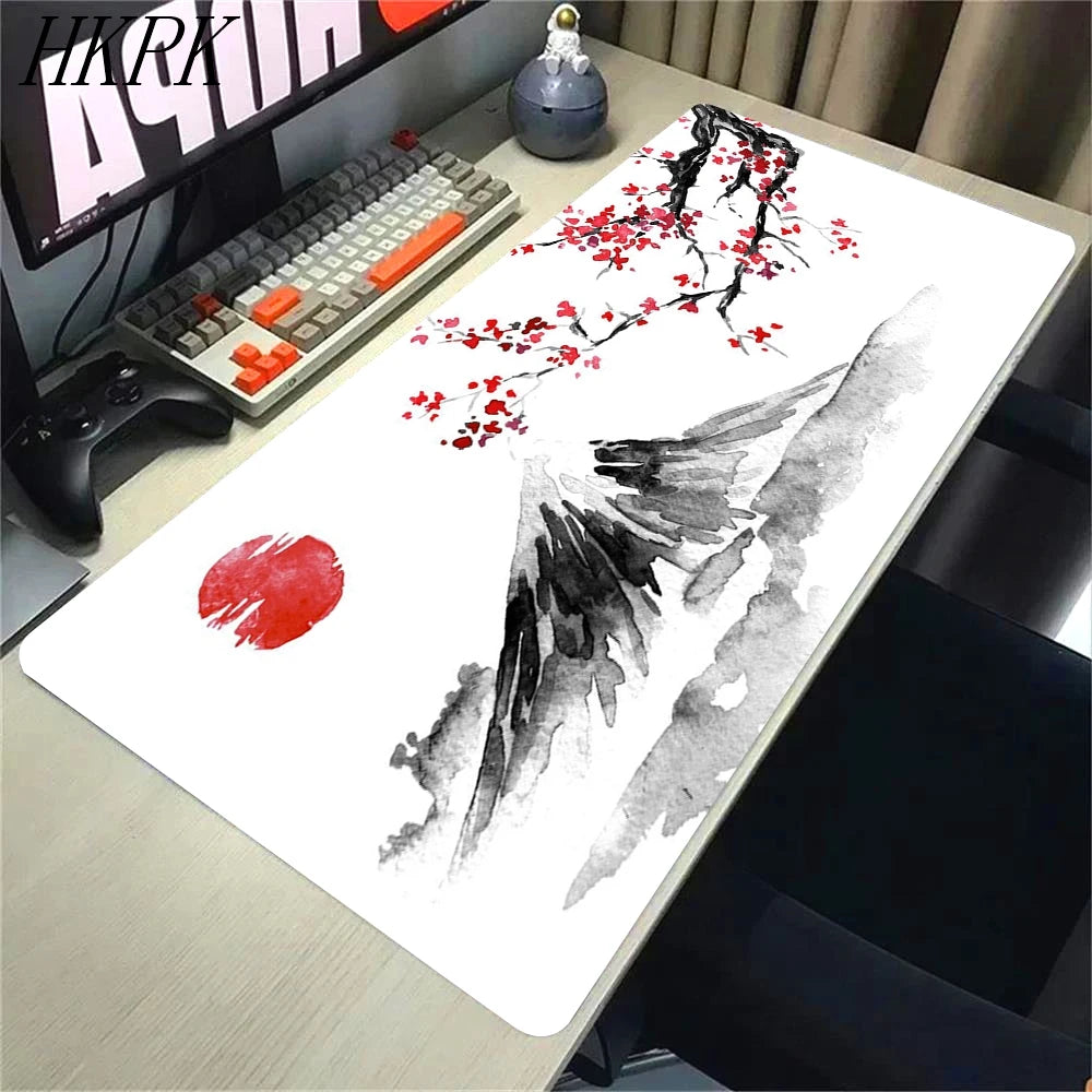 XXL Mouse Pad Gaming Sakura Japanese Cherry Blossom XL Home New HD Mousepad Non-Slip Office Carpet Laptop Mice Mat Keyboard Pads