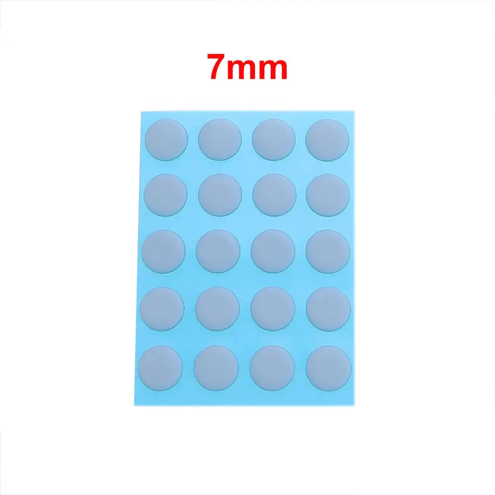 2Set 6mm 7mm diameter ICE Version Esports Mouse Skates Mouse Feet DIY Universal Dot Mouse Pad Antii-slip Mouse Feet Sticker