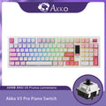 Akko 5098B Prunus Lannesiana Mechanical Keyboard – 96 Keys, Wireless, TFT Screen & Vertical Knob, Hot-Swap, RGB, Gasket Mount