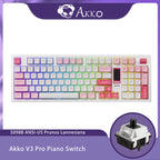 Akko 5098B Prunus Lannesiana Mechanical Keyboard – 96 Keys, Wireless, TFT Screen & Vertical Knob, Hot-Swap, RGB, Gasket Mount
