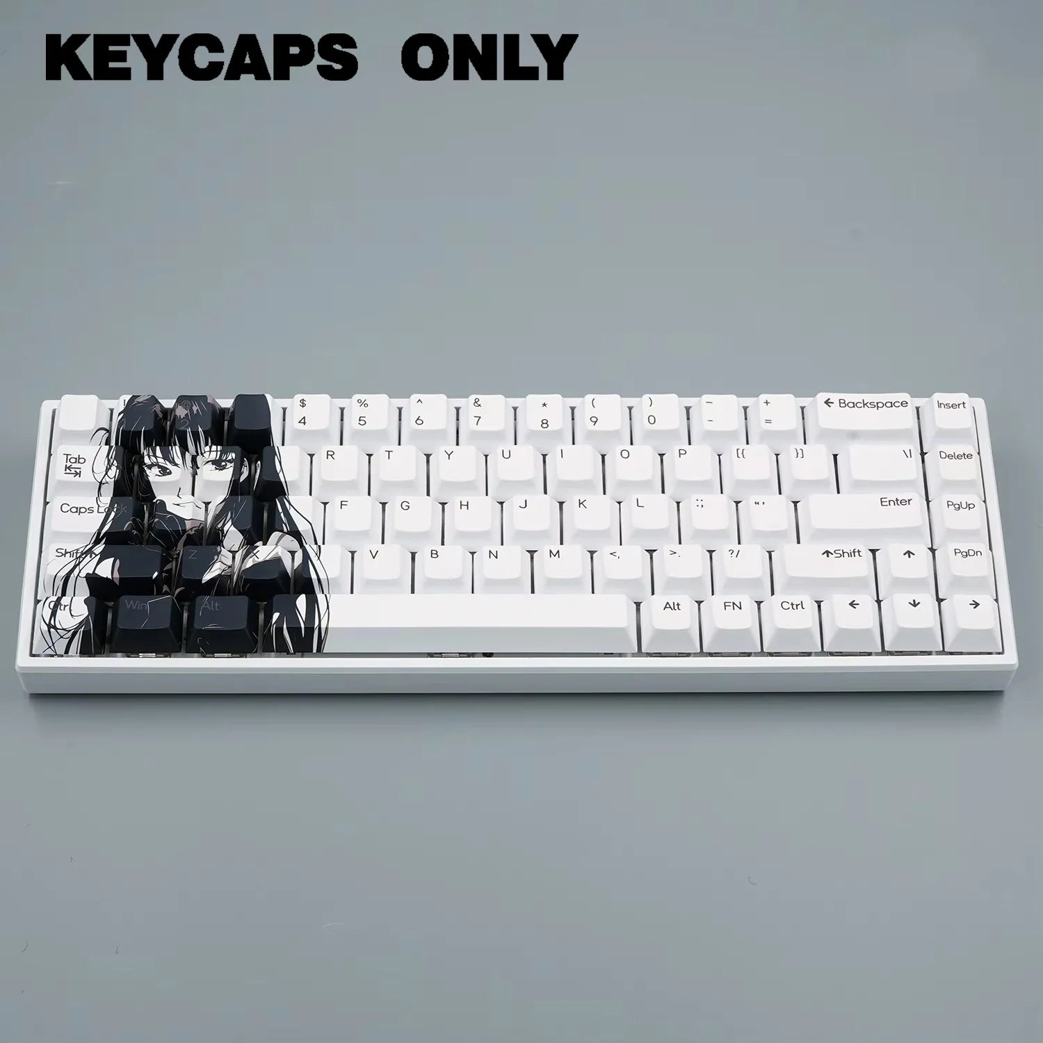 NPKC Cherry Profile Anime Keycaps – PBT, for MX Switch, 60% / 65% Mechanical Keyboards, Wooting 60 / MAD 68HE Compatible