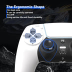 GAMINJA P50A Wireless Game Controller For PS5/PC Transparent Crystal buttons Six Axis Gyroscope With Touchpad Ergonomic
