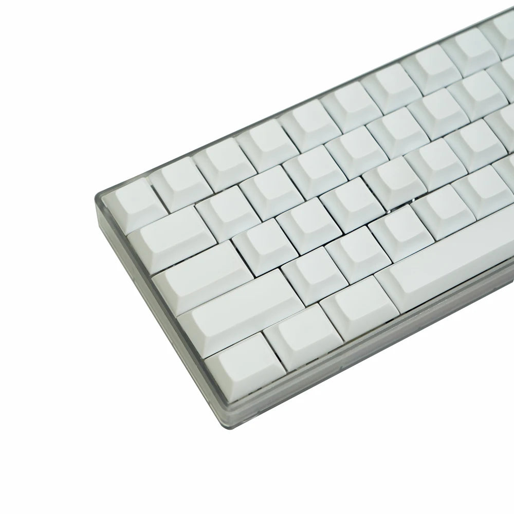 NPKC DSA Blank Keycaps – ANSI Layout, PBT, Retro Custom Keycap Set for Cherry MX Switch Mechanical Keyboard GH60 / XD / GK64