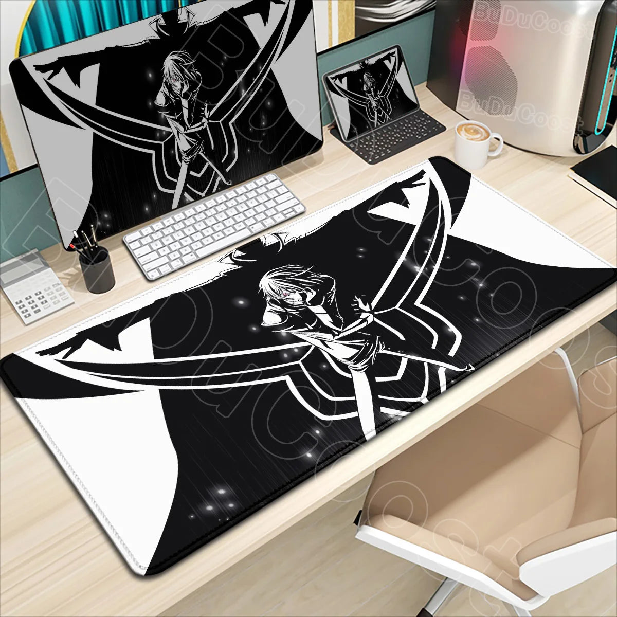 Large Anime Code Geass Mousepad Laptop Gaming Mouse Pad Pc Accessories Deskmat Keyboard Desk Mat Protector Pretty C.C. Mause Pad