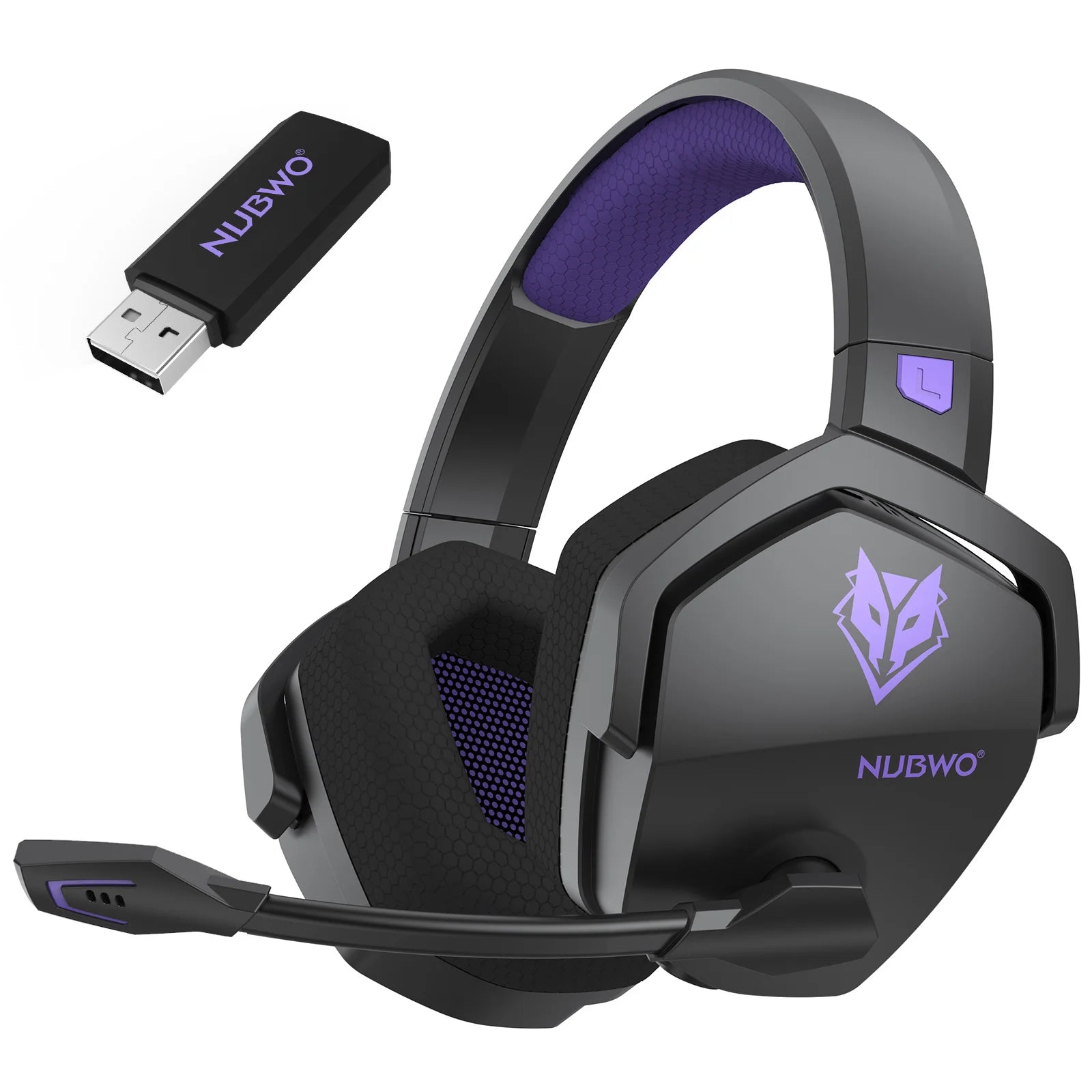 NUBWO G06 Dual Wireless Gaming Headset – 2.4GHz & Bluetooth 5.3, Mic, Multi-Platform
