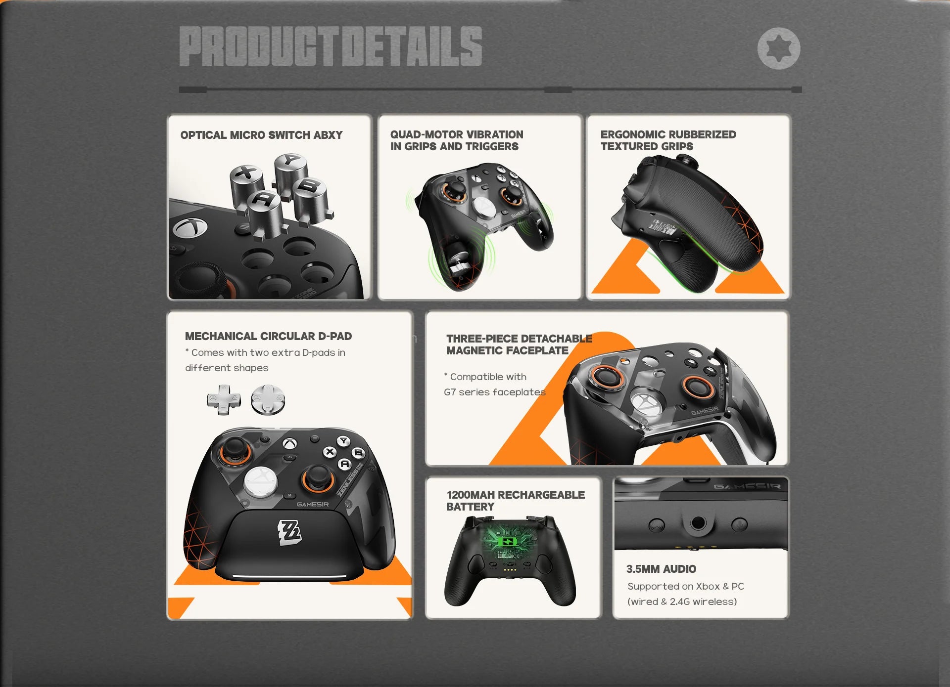 GameSir G7 Pro × Zenless Zone Zero Edition - Wireless Controller for Xbox Series X|S, Xbox One, PC & Android - TMR Hall Effect