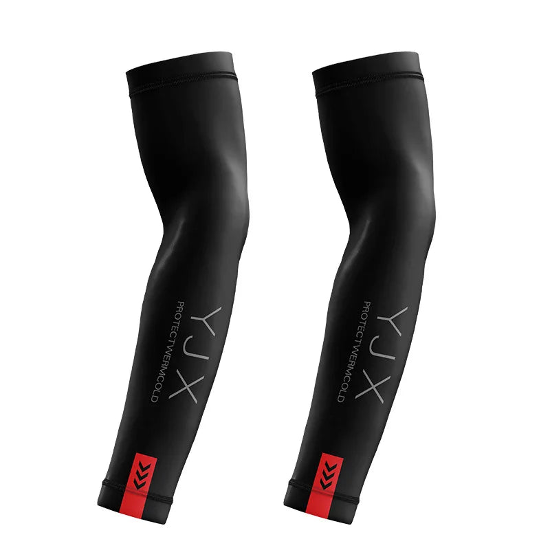1 Pair Cooling Gaming Arm Sleeves – Ice Silk, Breathable & Elastic, Sun & Heat Protection for Indoor Esports Gaming