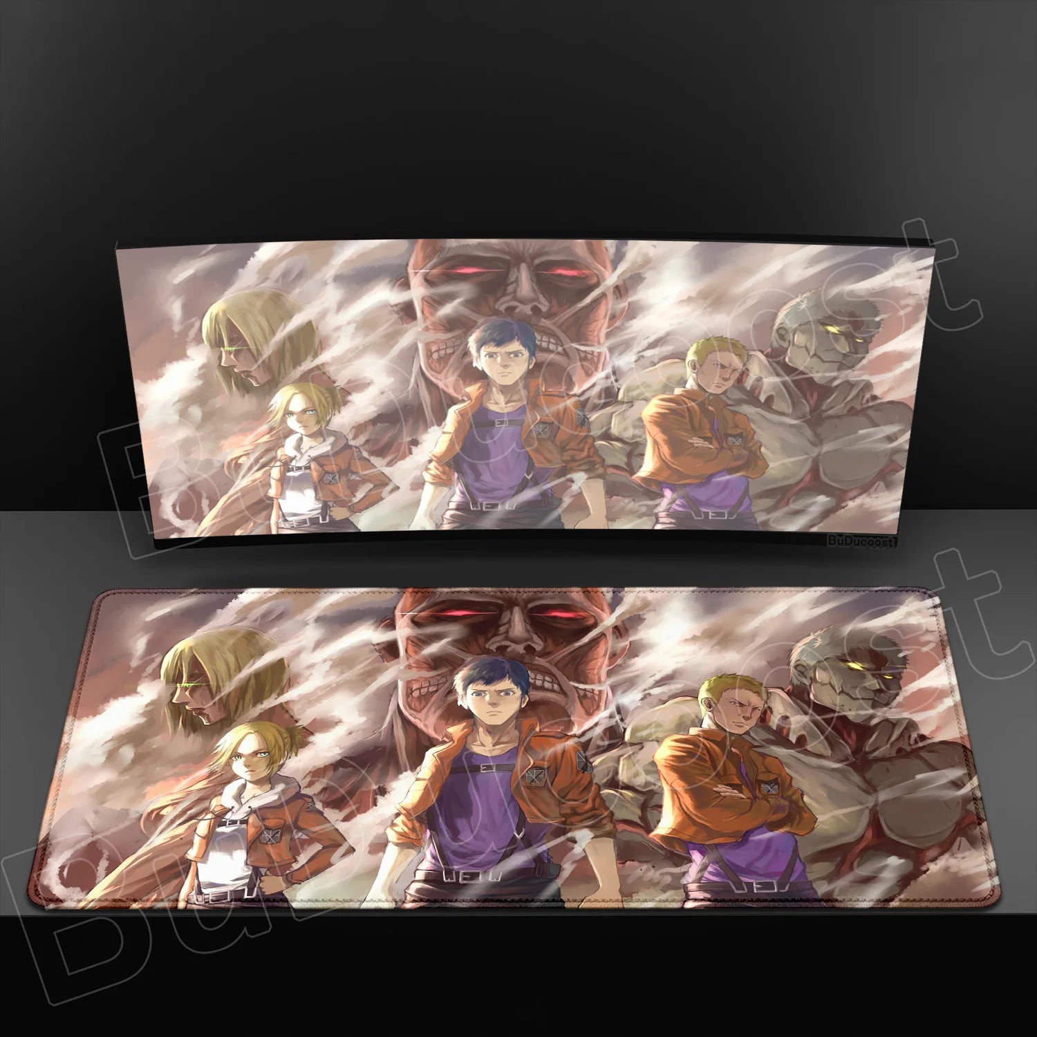 Attack on Titan Cool Anime Mouse Pad Gaming Keyboard Accessories Large Rubber Desk MatComputer Carpet Pc Gamer Non-slip Mousepad