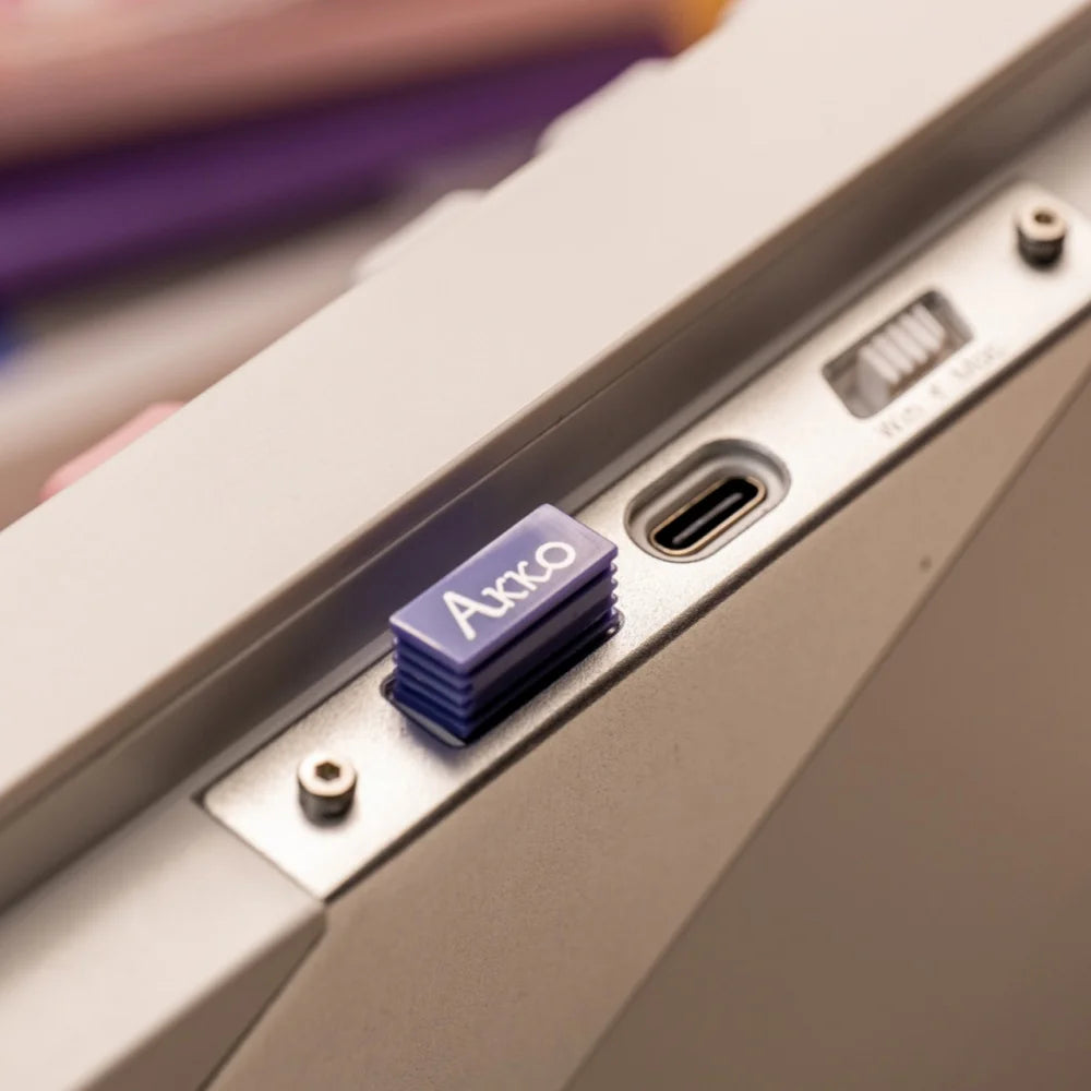 Akko 5098B Prunus Lannesiana Mechanical Keyboard – 96 Keys, Wireless, TFT Screen & Vertical Knob, Hot-Swap, RGB, Gasket Mount