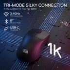 Redragon M916 PRO 3-Mode Wireless Gaming Mouse – 49g Ultra-Light, 26K DPI, Fully Programmable Buttons Gamer Mouse