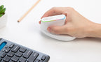 Delux Ergonomic Vertical Wireless Mouse – Rechargeable, RGB, Bluetooth & 2.4G, 4,000 DPI, Silent Clicks, for Laptop & PC