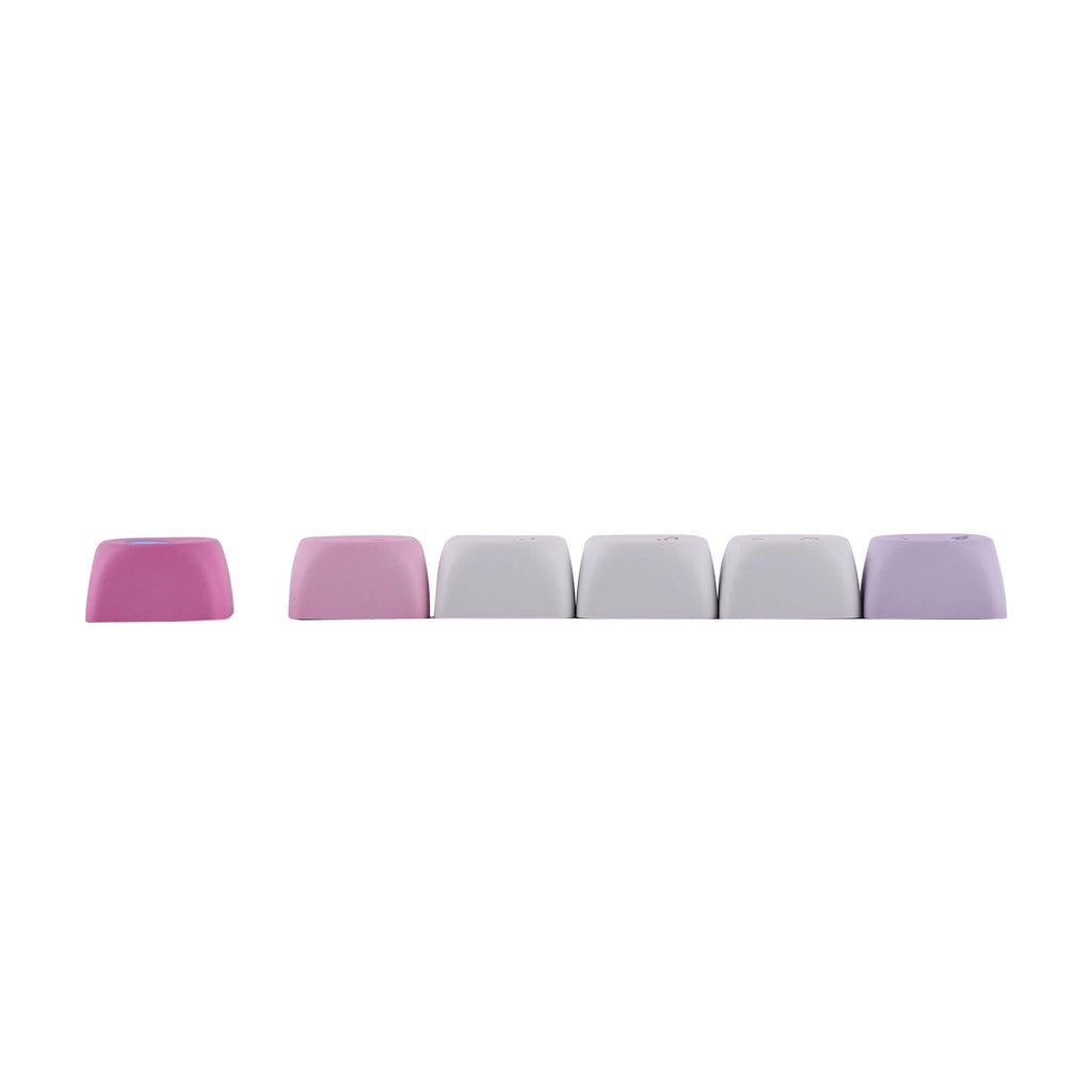 KiiBOOM × Elyxirine Digital Dreams (Pastel Y2K) Keycap Set – 144 Keys, MOA / Cherry Profile, for 60% / 65% / 75% / TKL / Full-Size Keyboards
