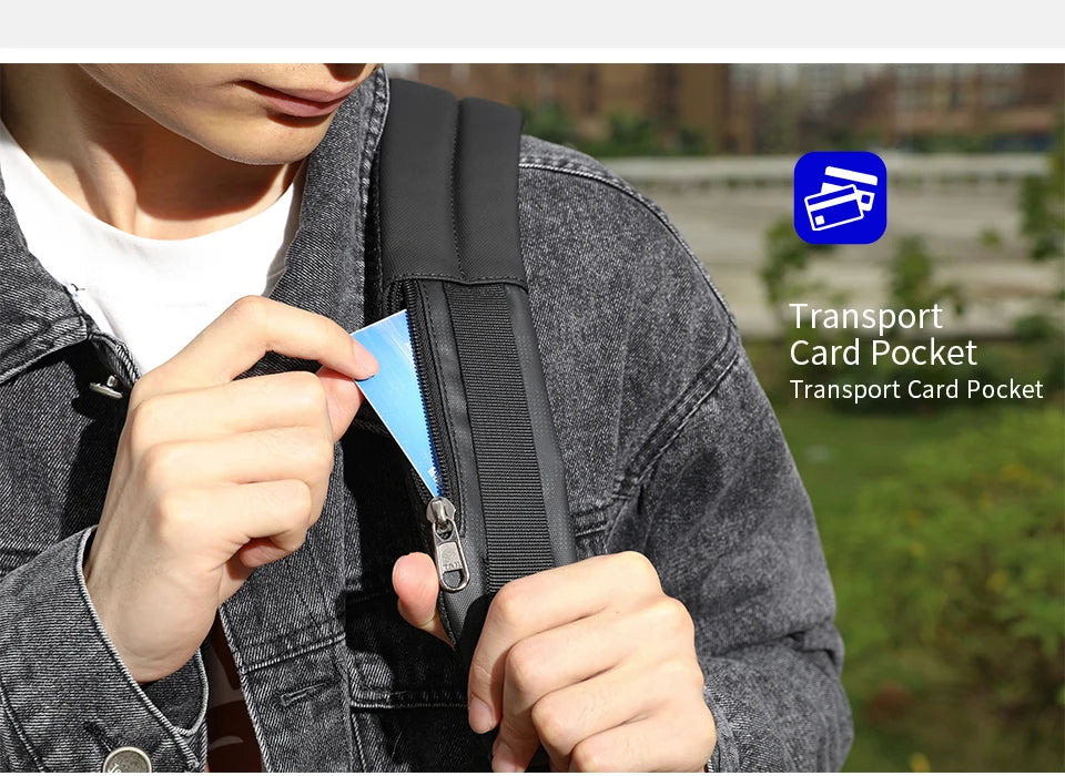 Tigernu Men's 15.6-17 Inch Laptop Backpack - Slim Anti-Theft Travel Backpack for School & Business