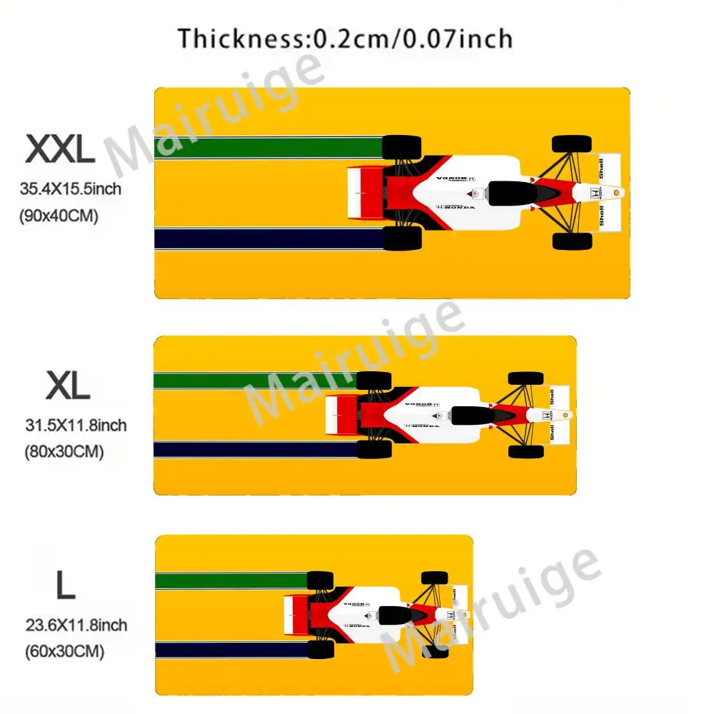 Hot-selling F1 Racing Red Mouse Pad Large Computer Office Game Table Mats XXL Rubber HD Gaming Keyboard Mousepads Long Desk Mat