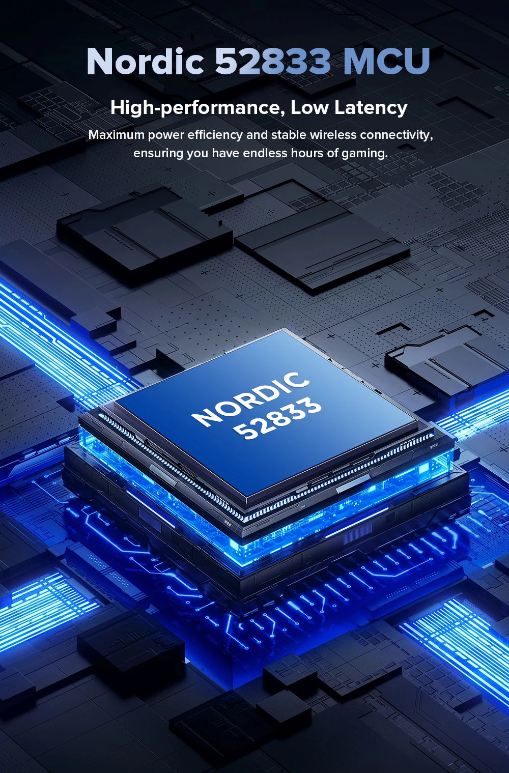 Delux M600 Series Wireless Gaming Mouse – 52g Lightweight, 2.4G Dual-Mode, 26,000 DPI, Macro Support, Rechargeable