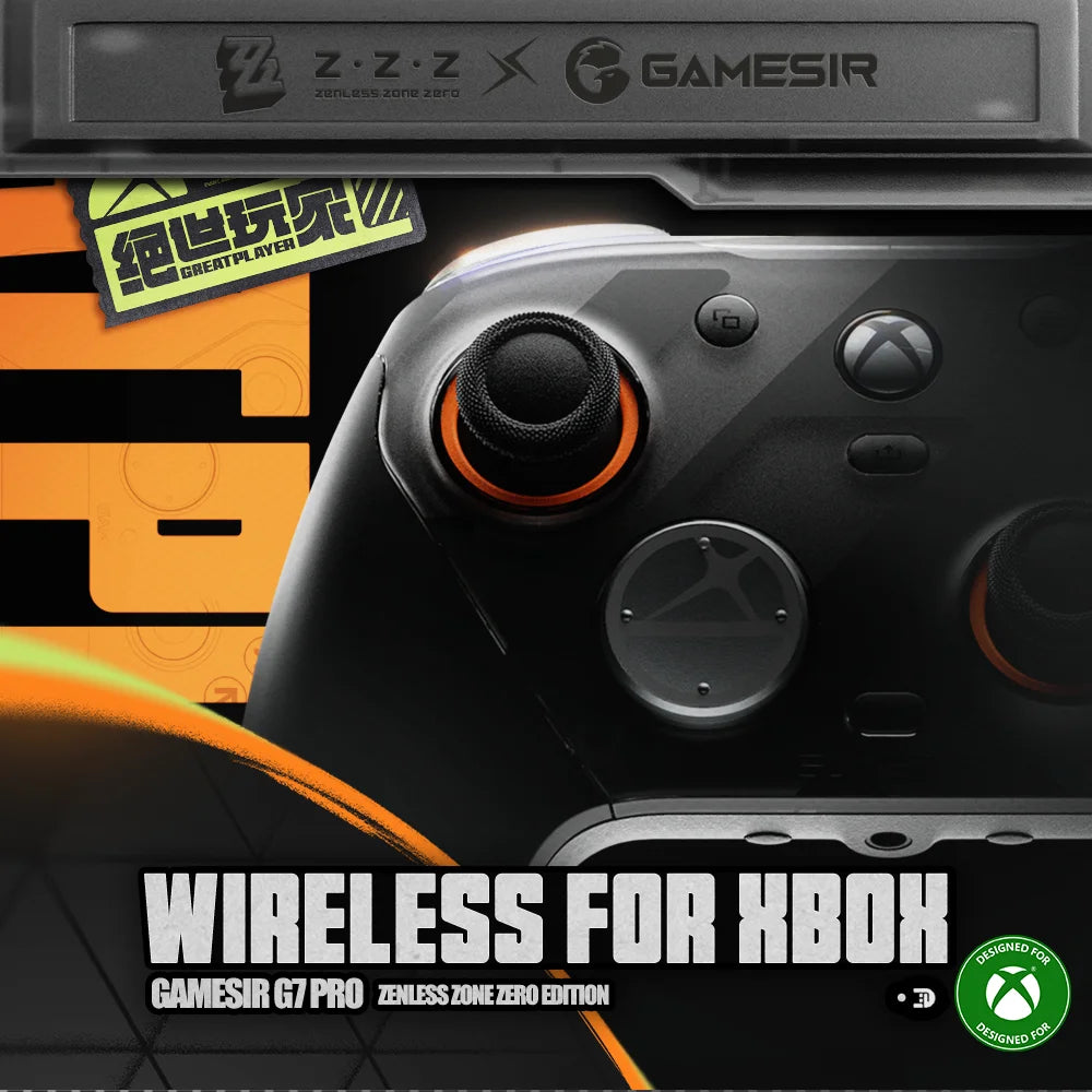 GameSir G7 Pro × Zenless Zone Zero Edition - Wireless Controller for Xbox Series X|S, Xbox One, PC & Android - TMR Hall Effect