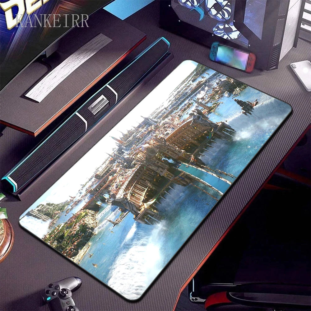 Final Fantasy 7 Large Gaming Mouse Pad Computer Laptop Mousepad Keyboard Pads Desk Mat PC Gamer Mouse Mat XXL Office Mausepad