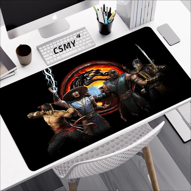 Xxl Large Anime Mouse Pad Gaming Accessories Desk Mortal Kombat Mousepad Gamer Deskmat Keyboard Mat Mats Cute Mause Pc Pads Mice