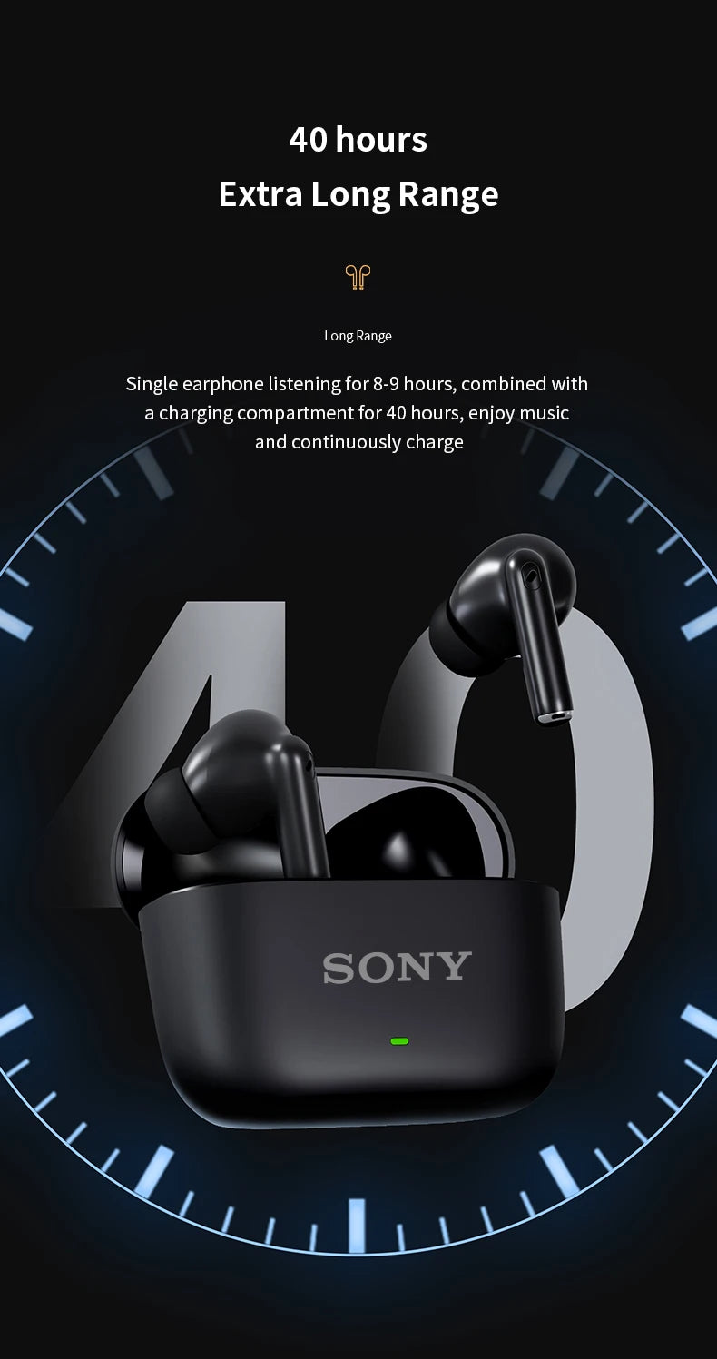 Original SONY S300 TWS Wireless In-Ear Bluetooth Earphones | Hi-Fi Stereo Sport & Gaming Waterproof Headset with Microphone