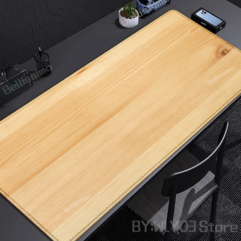 Wood Grain Textures Mouse Pad HD Large Gamer Computer Desk Mats Mousepad Mouse Mat Carpet Laptop Anti-slip Minimalism Table Mat