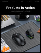 ATTACK SHARK X11 Wireless Gaming Mouse – PAW3311 Sensor, Bluetooth & 2.4G, 400 IPS, RGB, for PC