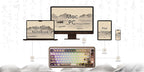 Akko MU02 Mountain Seclusion Mechanical Keyboard – 75%, Wooden Case, RGB, Hot-Swappable, BT 5.0 / 2.4G Wireless / Type-C Wired