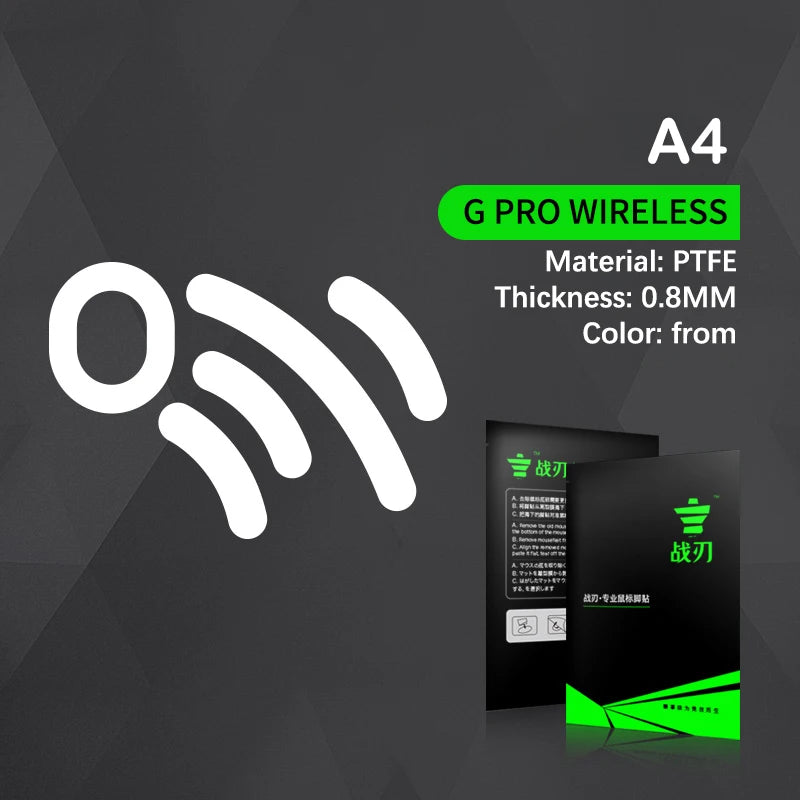 Professional Mouse Skates for Logitech G102g 304 G502 G403 GPW G703 GPRO Wired Mouse Skate Replacement Glide Feet Pad