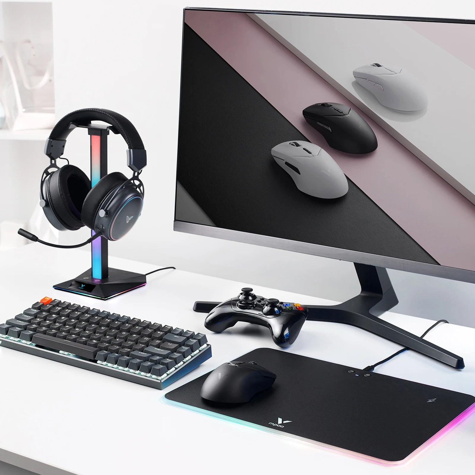 Rapoo VT9 PRO Wireless Gaming Mouse – PAW3398 Sensor, 26,000 DPI, 68g Lightweight, Wired & Wireless, 160H Long Battery Life